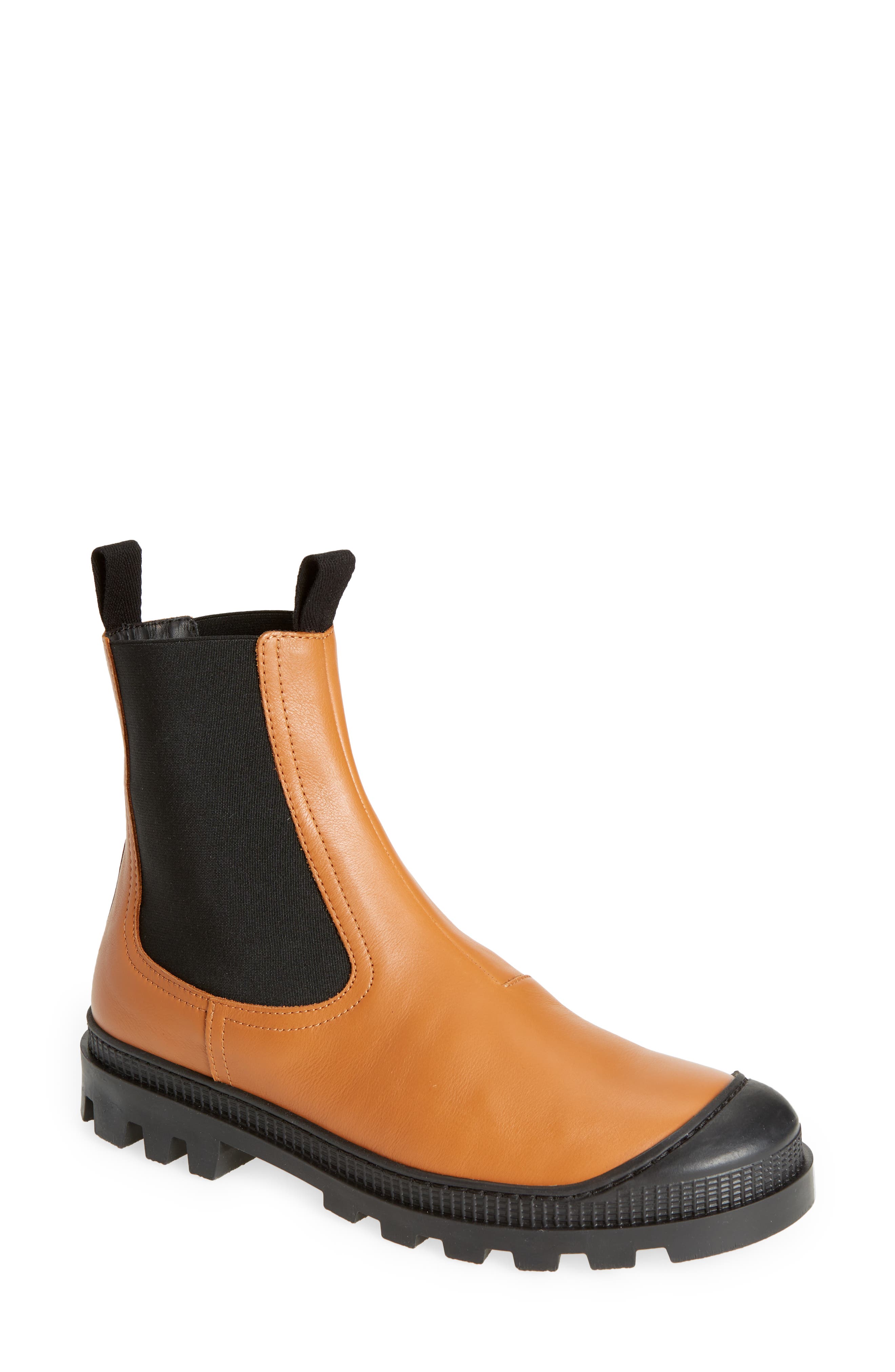 Lug Sole Chelsea Boot, Main, color, TAN