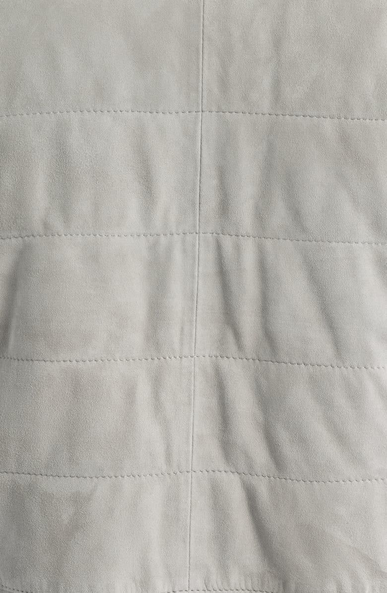 Peter Millar Crown Crafted Featherweight Suede Vest, Alternate, color, British Grey