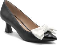 Charles David Adren Pointed Cap Toe Pump