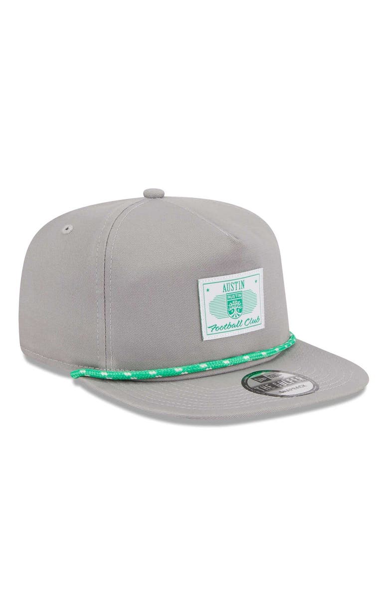 New Era Men's New Era  Gray Austin FC Established Patch 9FORTY A-Frame Trucker Adjustable Hat, Alternate, color, 
