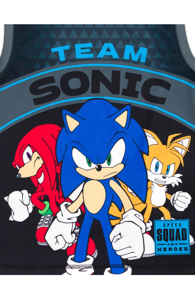 SEGA Athletic Tank Top & Shorts Set, Alternate, color, Black