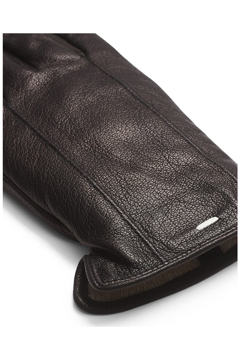 Evan Leather Gloves, Alternate, color, BLACK