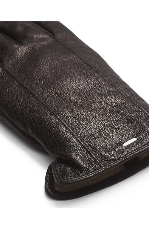 Rag & Bone Evan Leather Gloves In Black