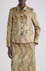 Dries Van Noten Bettsy Paisley Jacquard Jacket