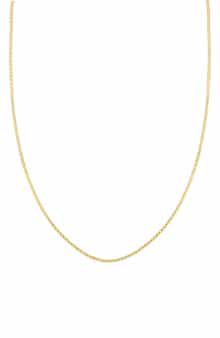 Bony Levy Men's 14K Gold Box Chain Necklace