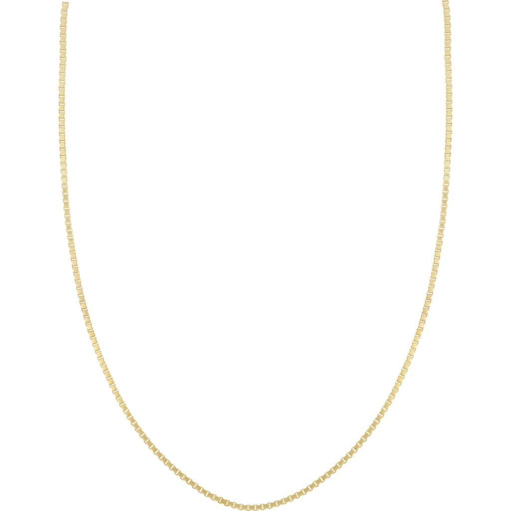 Bony Levy 14k Gold Box Chain Necklace In 14k Yellow Gold