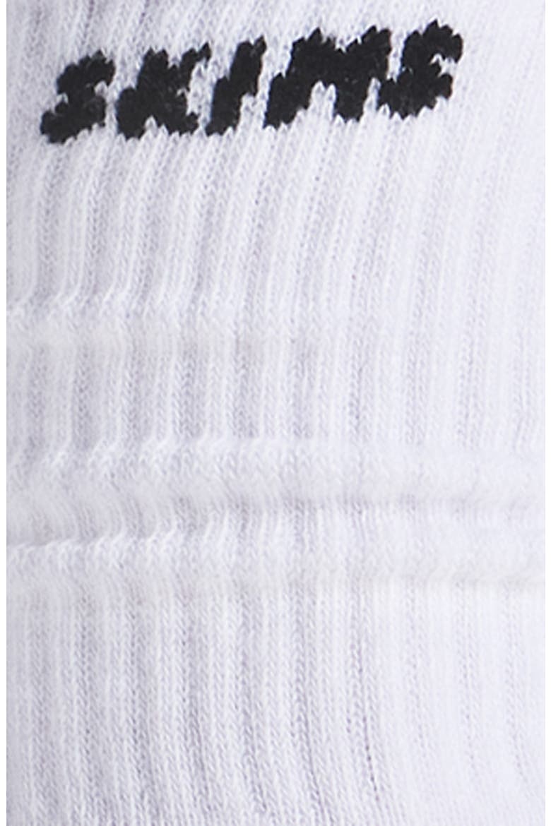 3-Pack Logo Rib Crew Socks, Alternate, color, SNOW LOGO MULTI