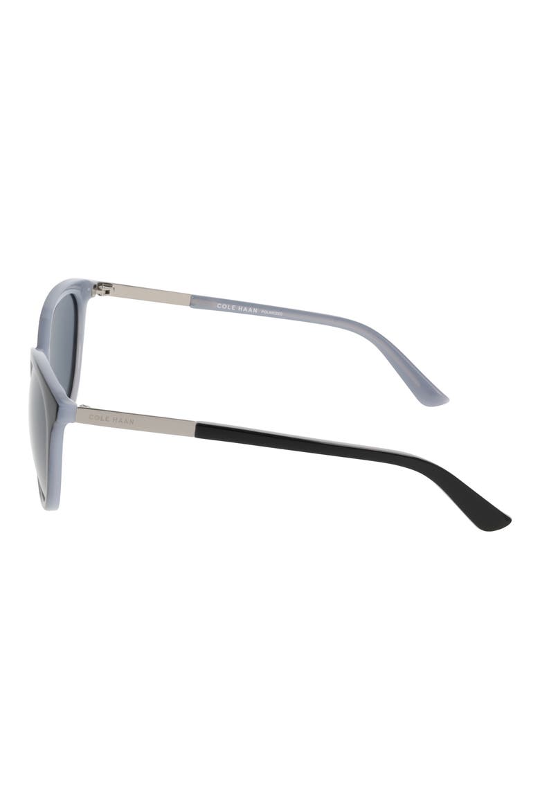 58mm Oval Sunglasses, Alternate, color, BLACK