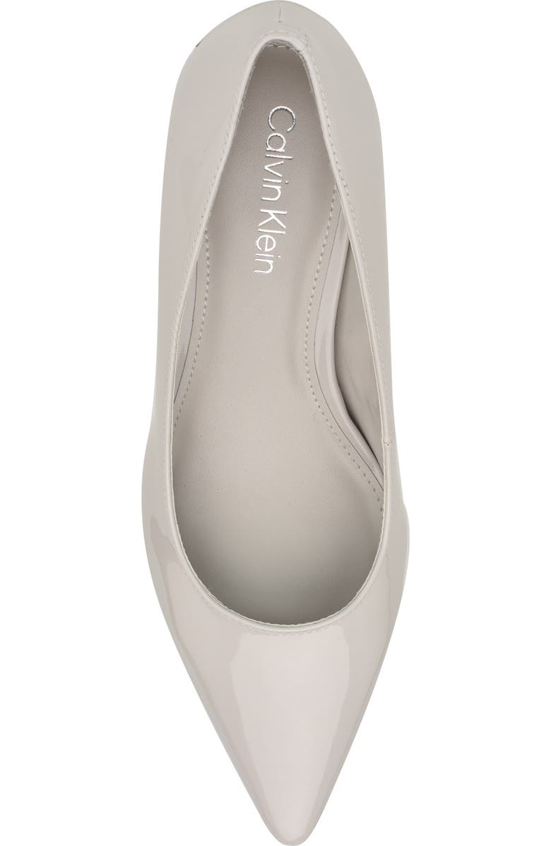 Calvin Klein Kierra Pointed Toe Pump, Alternate, color, Medium Grey