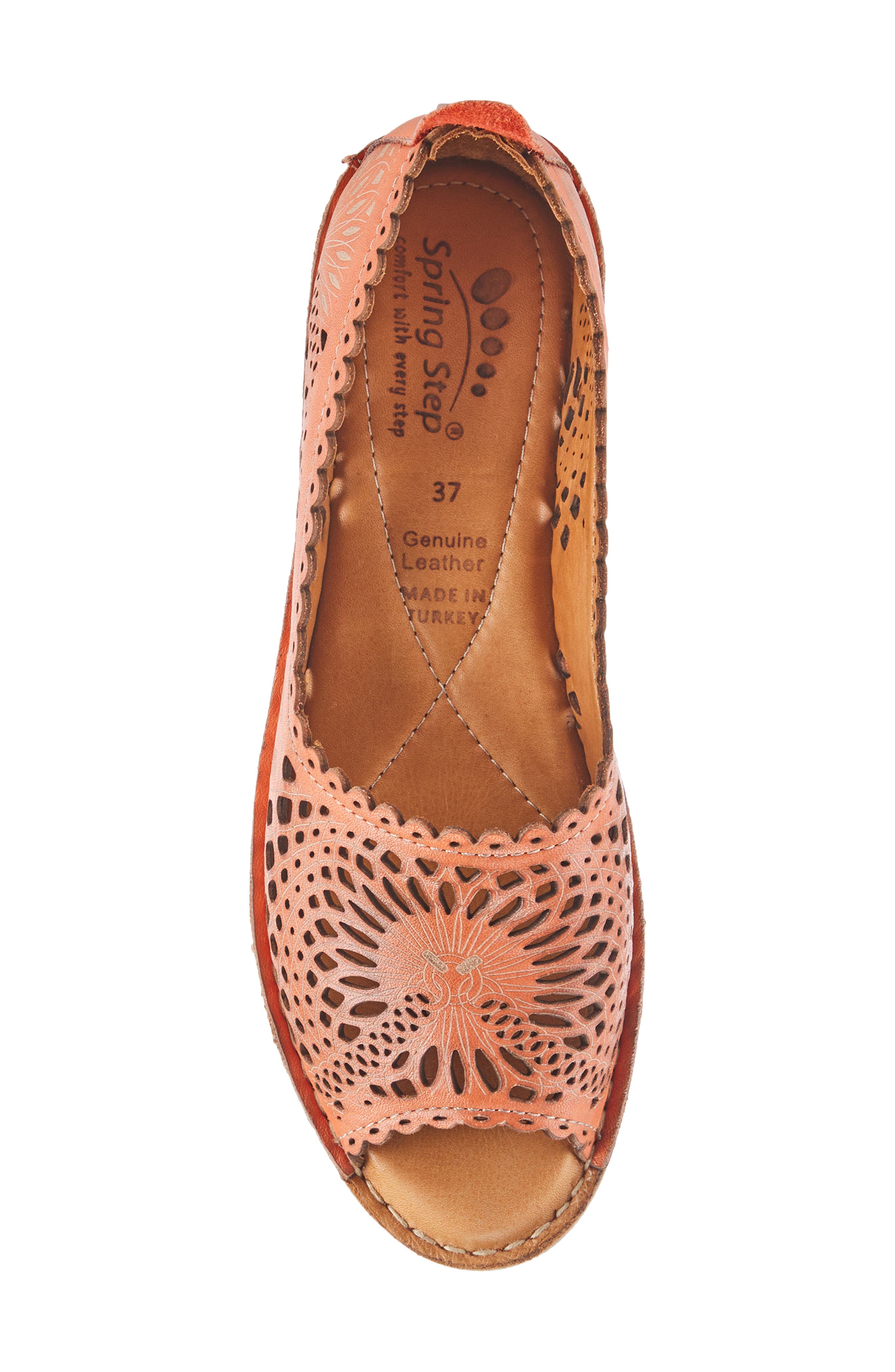 Brandal Flat, Alternate, color, ORANGE