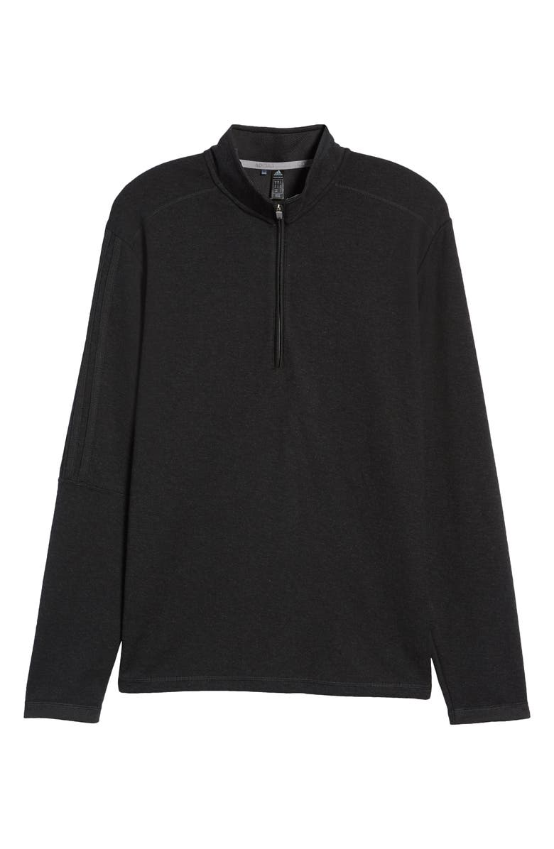 adidas Golf 3-Stripes Quarter Zip Performance Pullover, Alternate, color, 
