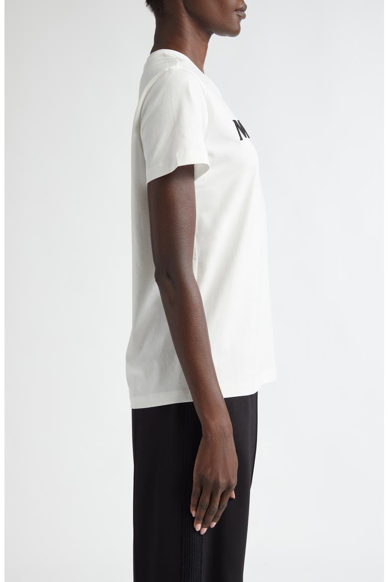 Logo Embroidered Cotton T-Shirt, Alternate, color, EGGNOG