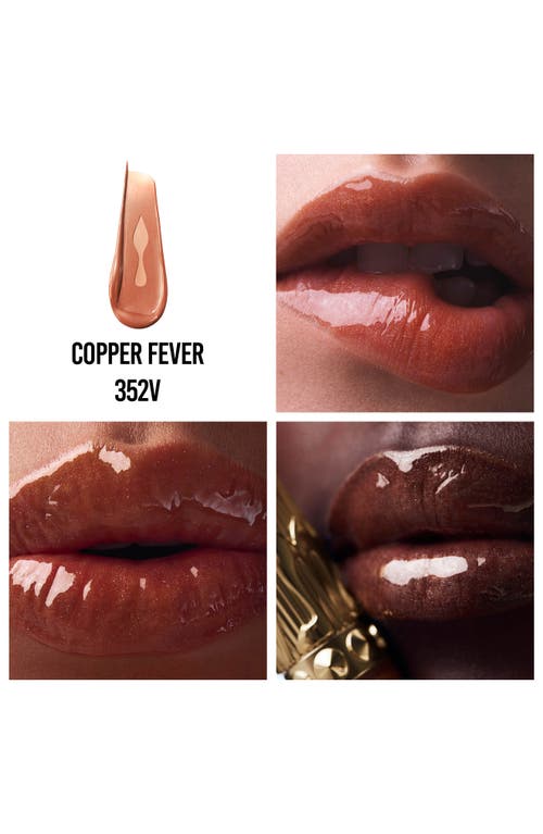 Christian Louboutin Rouge Stiletto Vinyl Gloss In Copper Fever
