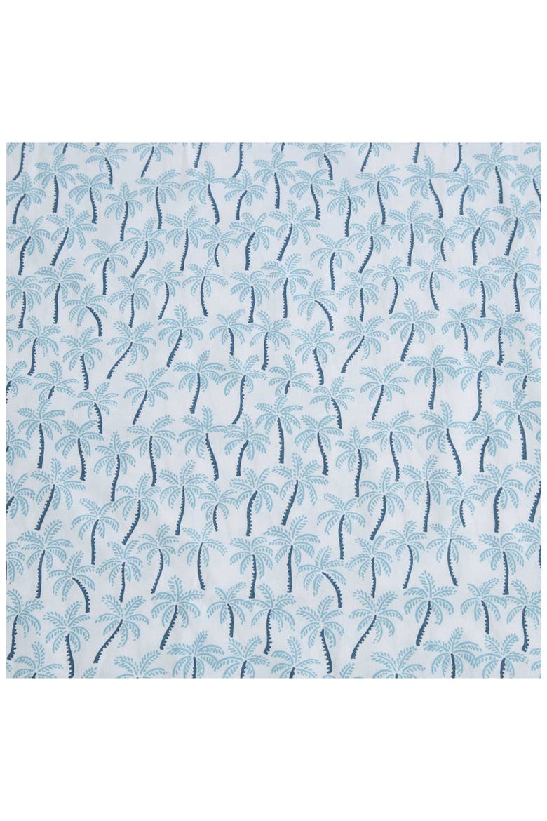 Palmtastic Percale Cotton Sheet Set, Alternate, color, BLUE