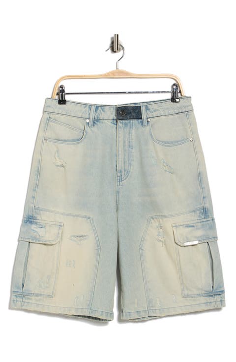 Joseph Denim Cargo Shorts