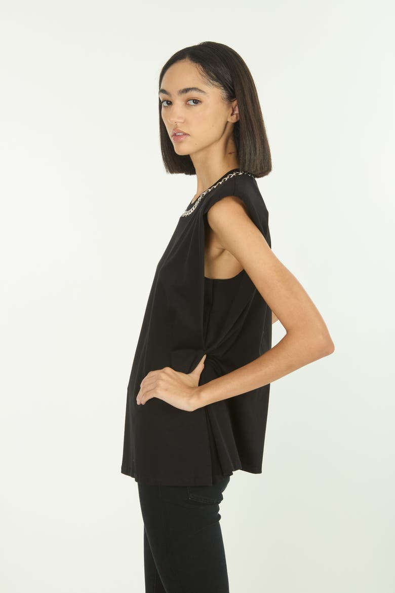 Roxanne Top, Alternate, color, Black