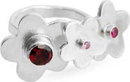 SHANA CAVE Strawberry Flower Cluster Ring