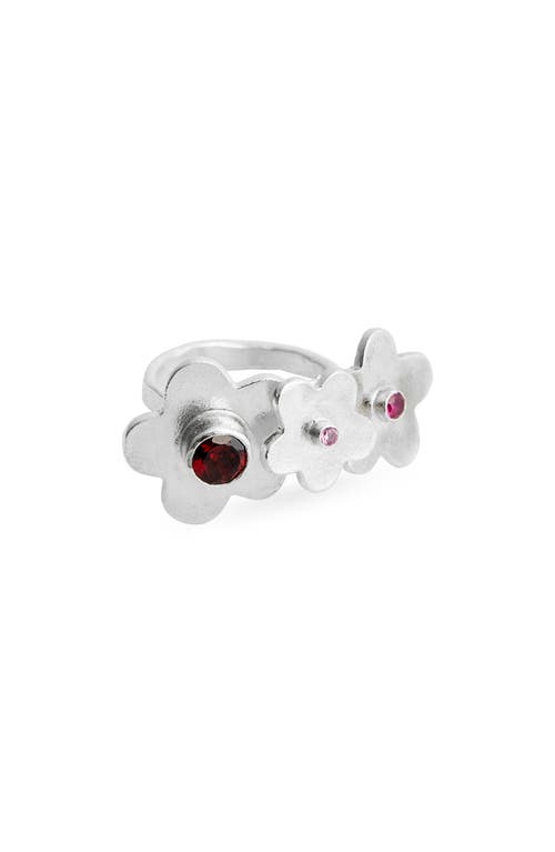 Shana Cave Strawberry Flower Cluster Ring