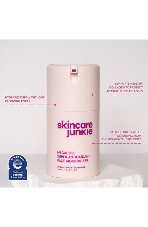 Skincare Junkie Megadose Super Antioxidant Face Moisturizer In Transparent