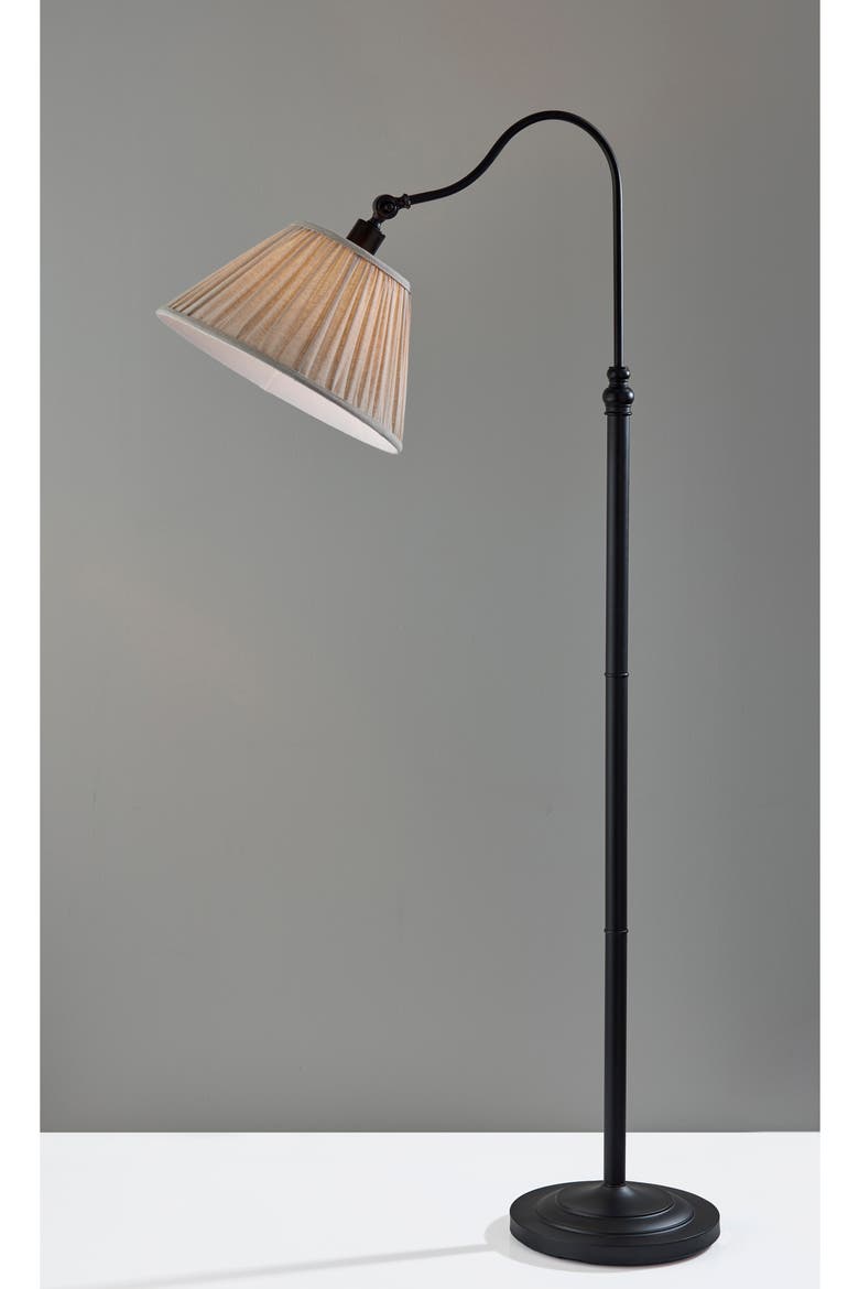 Shiloh Floor Lamp, Alternate, color, BLACK