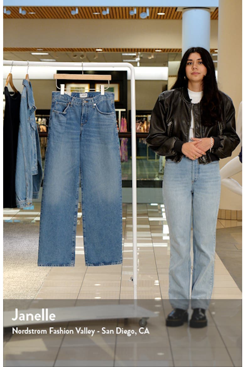 Fusion Low Rise Loose Straight Leg Organic Cotton Jeans video