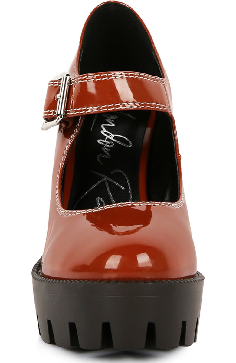 LONDON RAG Millenial Bug Mary Jane Platform Pump, Alternate, color, Tan