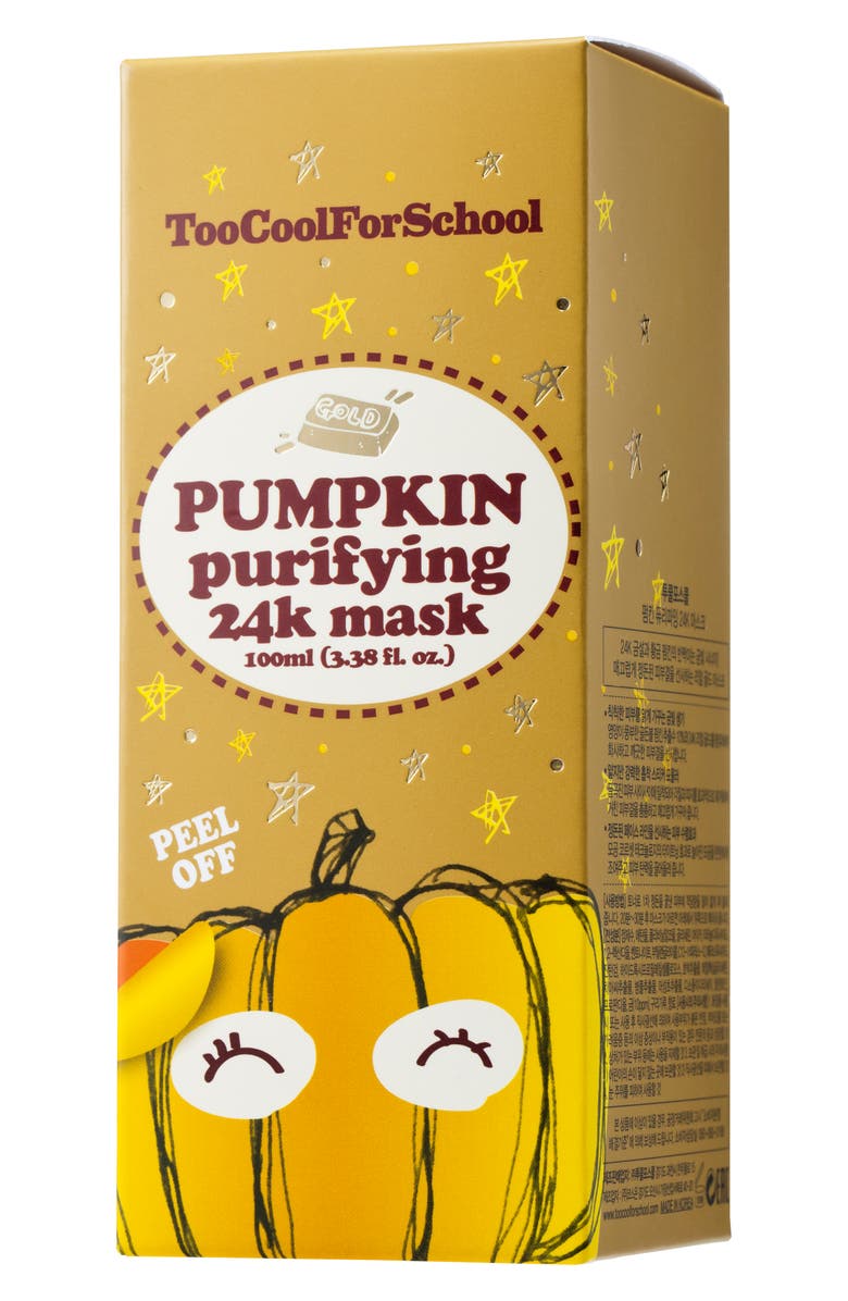 Too Cool for School Pumpkin Purifying 24K Peel-Off Mask, Alternate, color, 