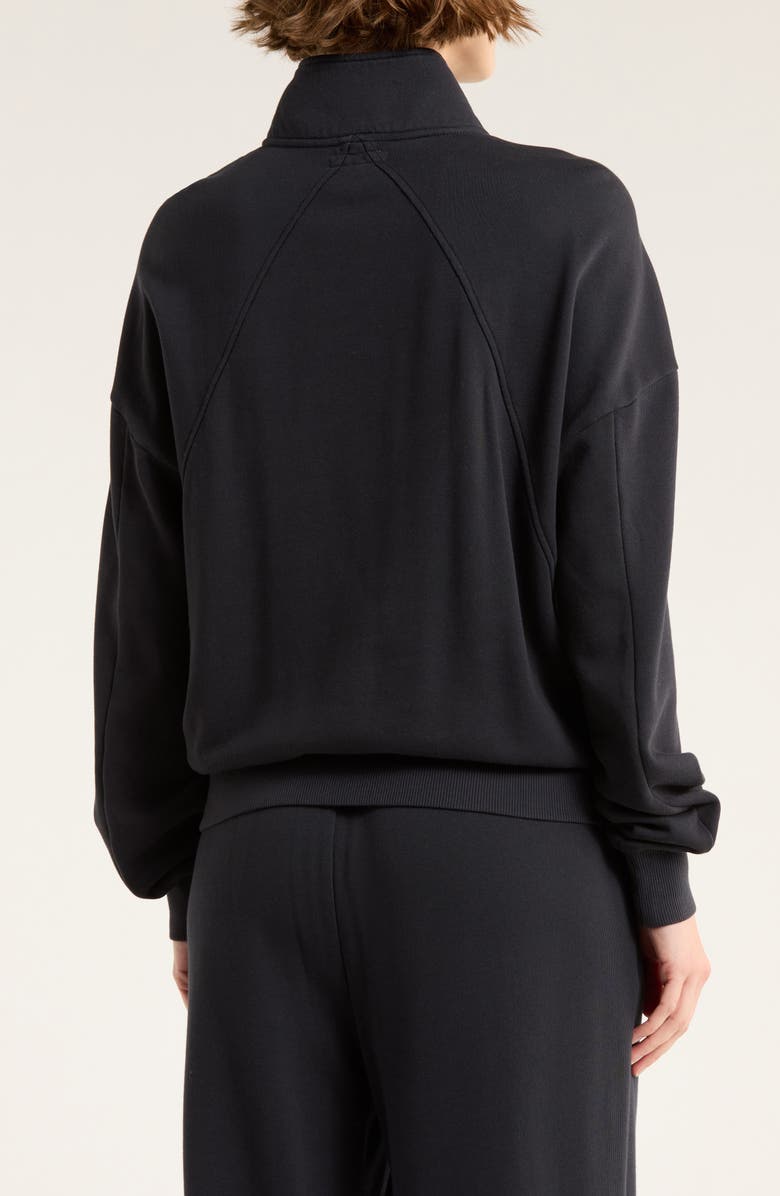 rag & bone Terry Half Zip Pullover, Alternate, color, Sal