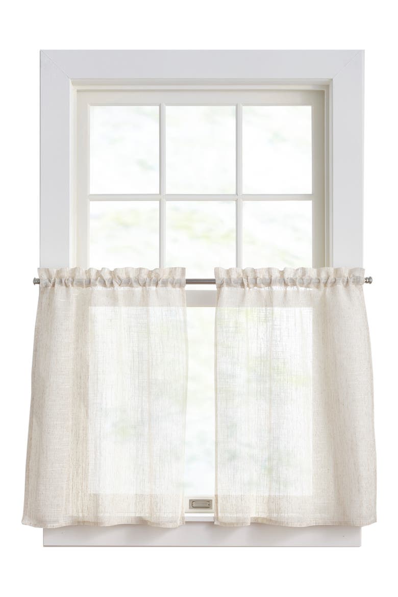 Set of 2 Classic Sheer Tier Curtain Panels video