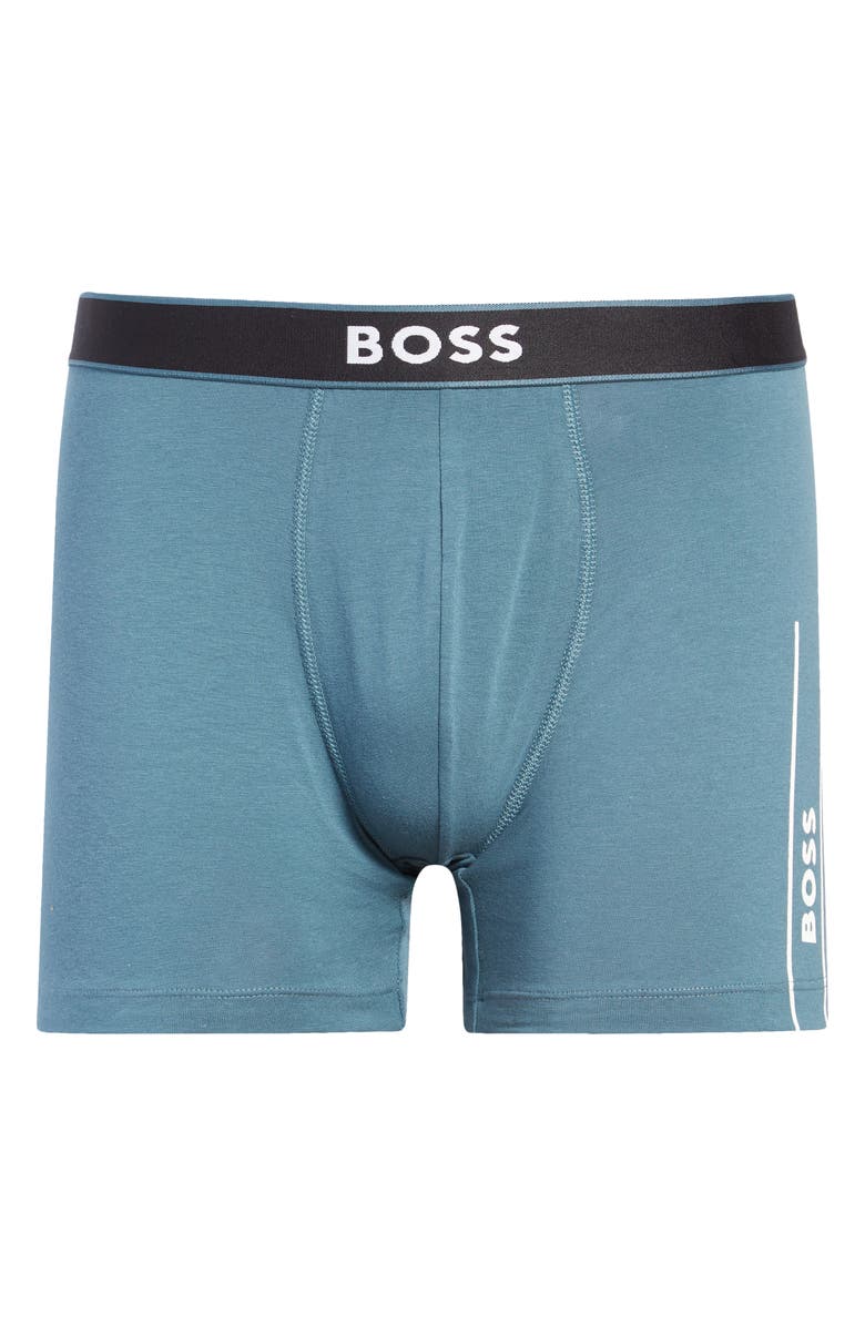 BOSS Cotton Knit Boxer Briefs, Alternate, color,