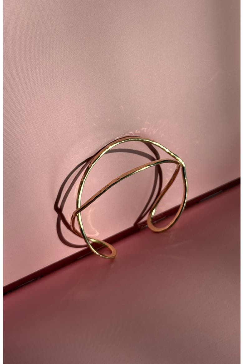 DNA Cuff, Alternate, color, 14K Yellow Gold
