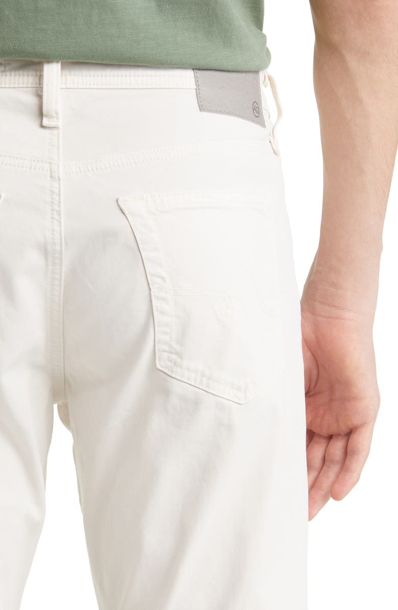 Everett Sueded Stretch Sateen Slim Straight Leg Pants
