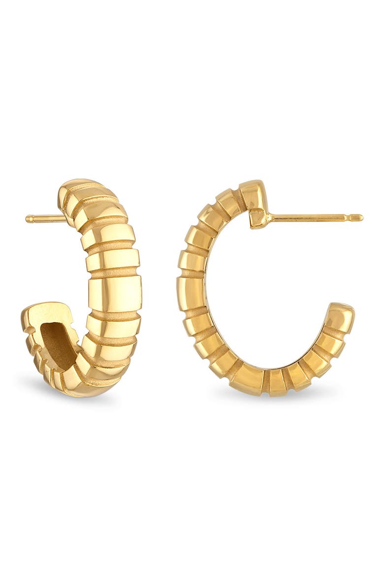 Orla Large Oval Hoop Earrings, Main, color, GOLD