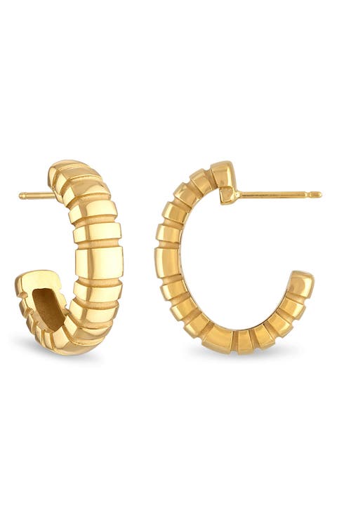 Orla Large Oval Hoop Earrings