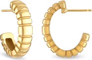 Pamela Zamore Orla Large Oval Hoop Earrings