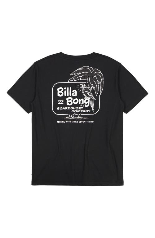 Billabong Kids' Good Sign Graphic T-shirt In Black