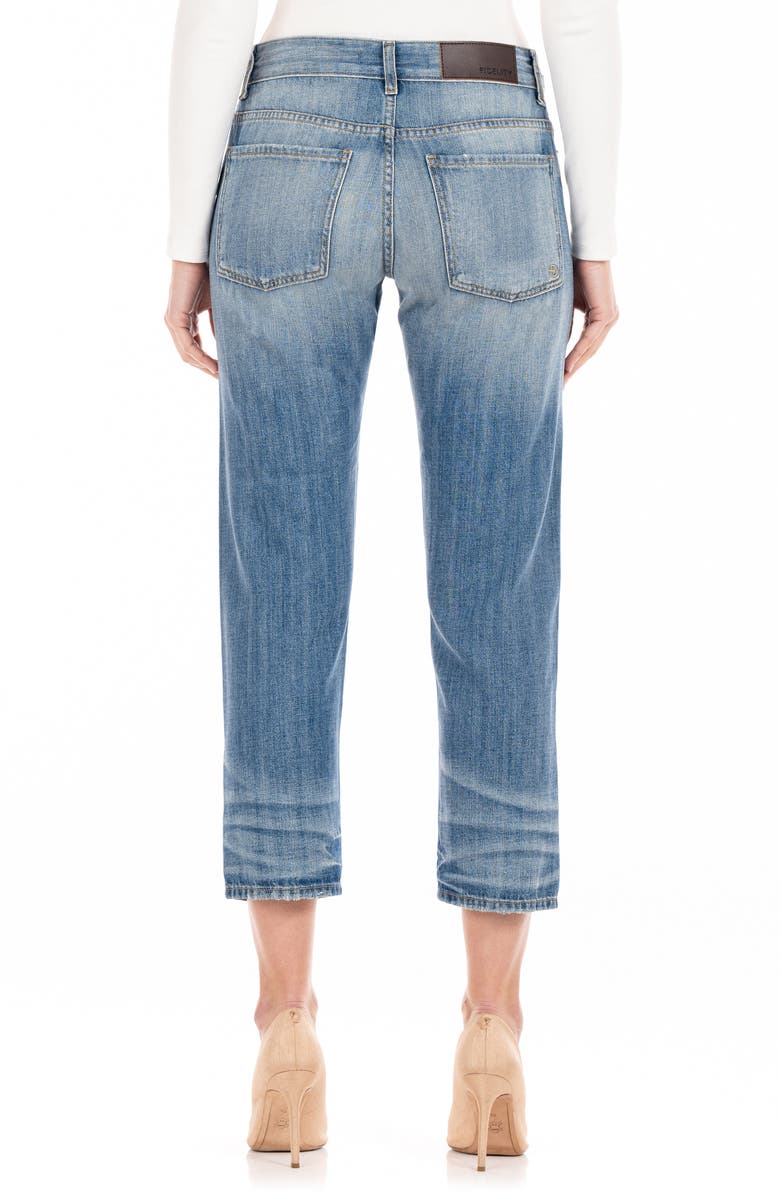 Fidelity Denim Jimi High Waist Crop Boyfriend Jeans, Alternate, color,