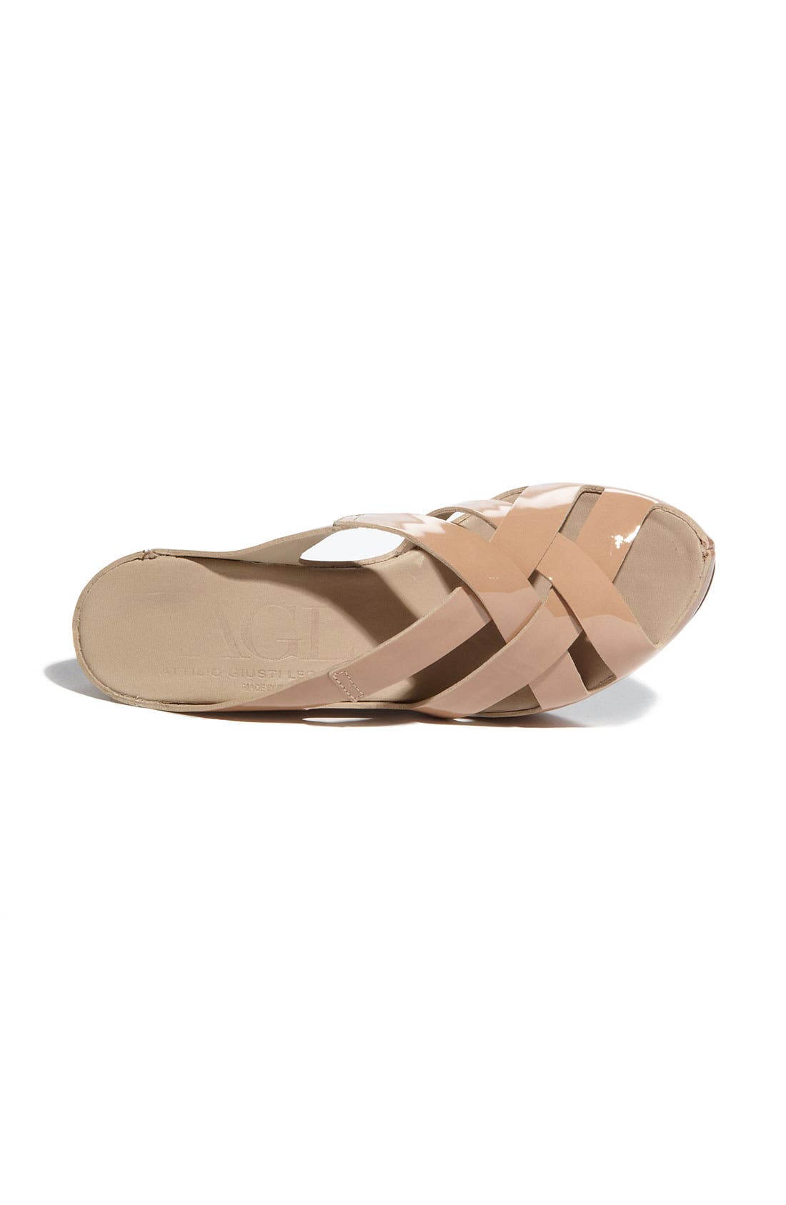 AGL Attilio Giusti Leombruni Wedge Sandal, Alternate, color, 