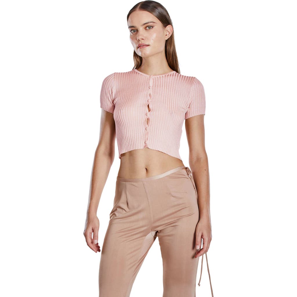 Mother Of All Eline Knit Top In Pink