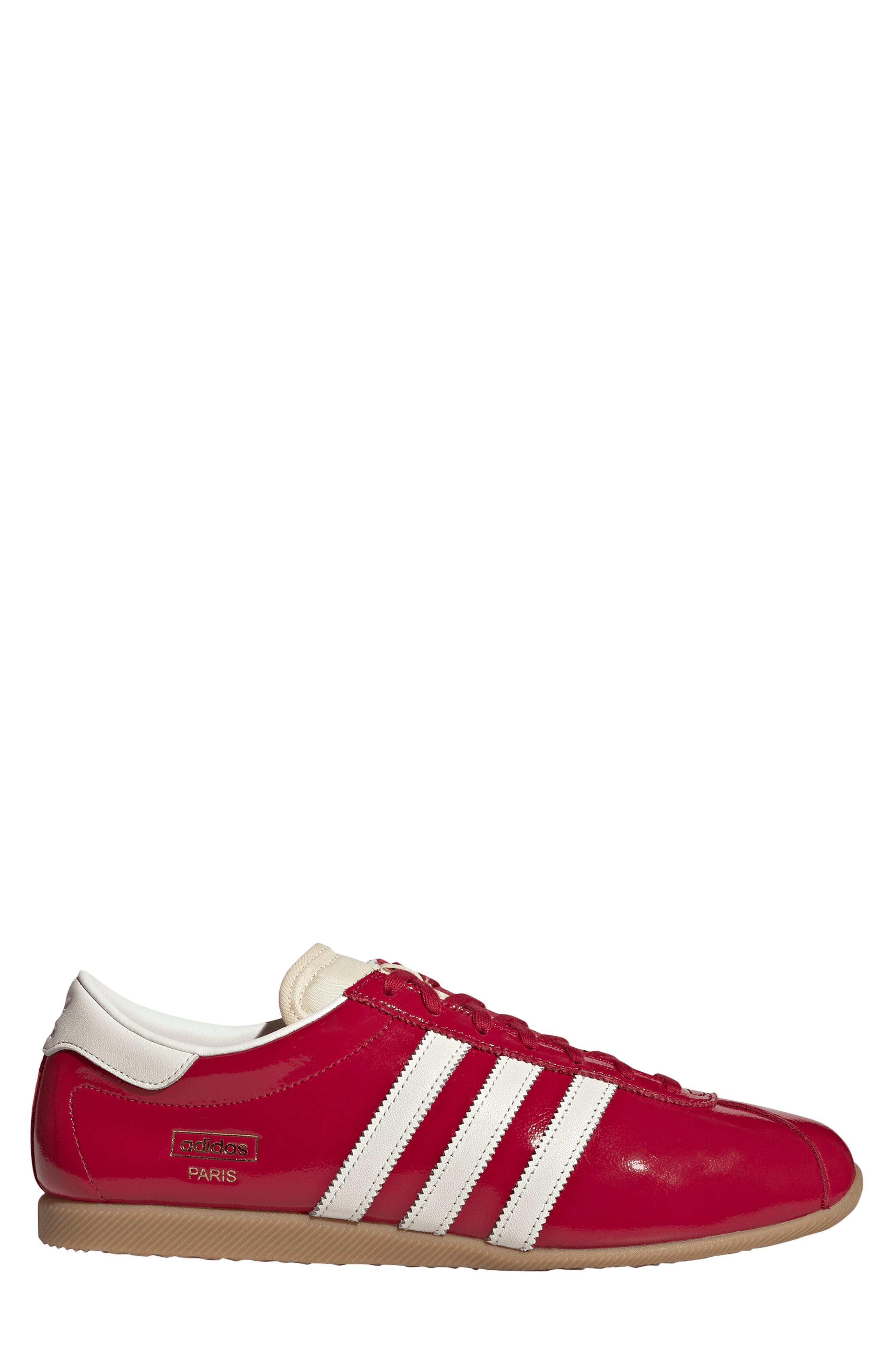 Gender Inclusive Paris Sneaker, Alternate, color, VICTORY RED/ OFF WHITE/ GUM