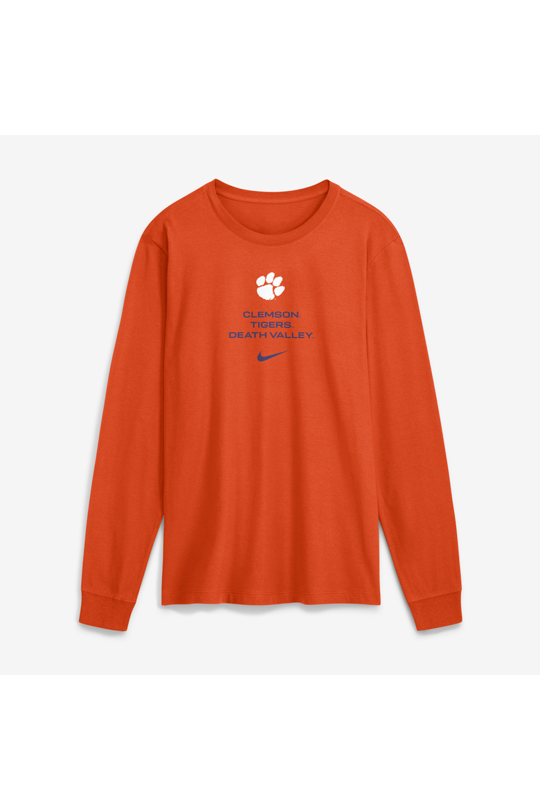 Men's Nike Orange Clemson Tigers 2026 Sideline Dri-FIT Long Sleeve T-Shirt, Main, color, Orange
