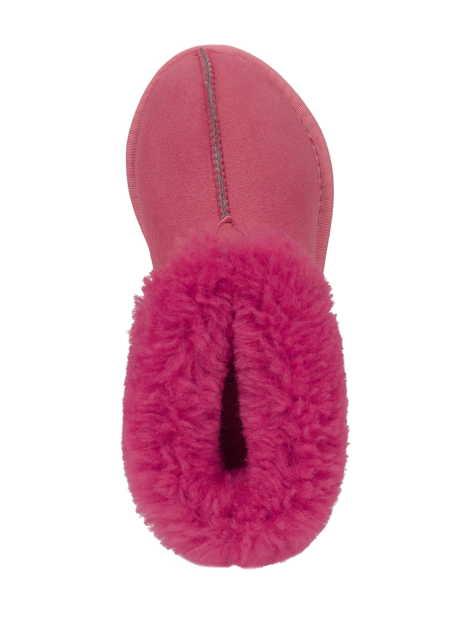 Celtic 
Co. Ladies
 Shearling Bootee Slippers, Alternate, color, Raspberry