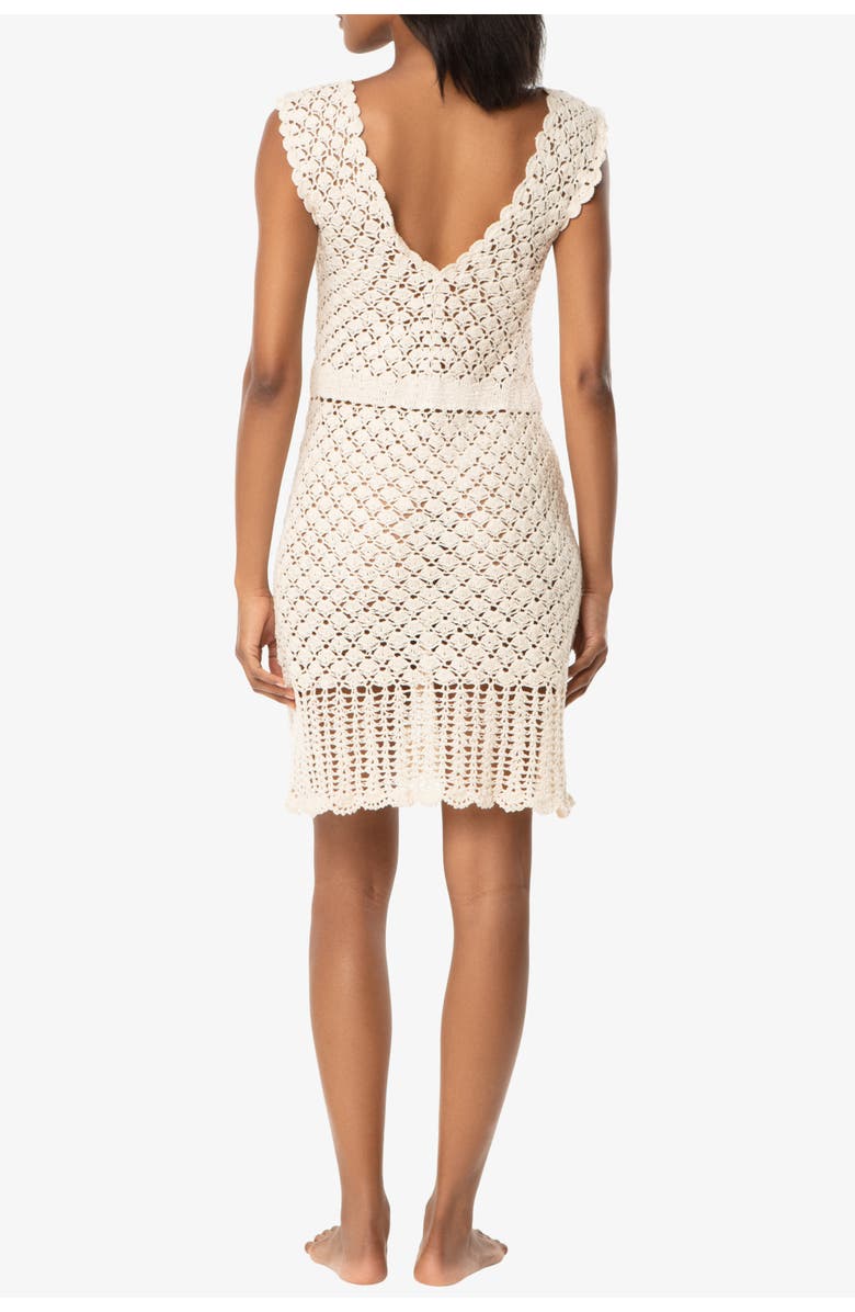 HELEN JON Valentina Crochet Dress, Alternate, color, Ivory Crochet