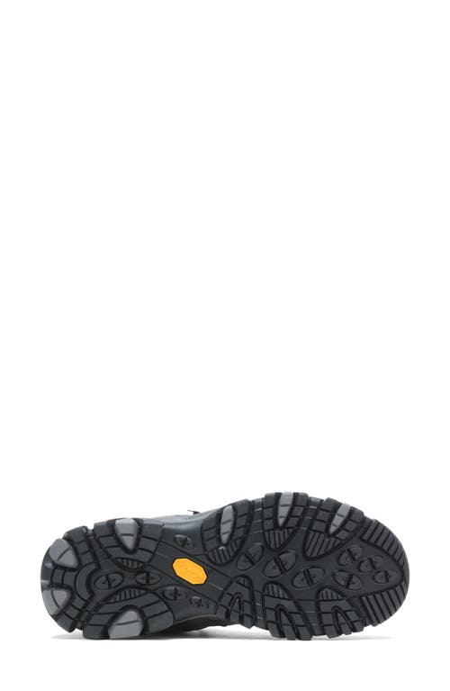 Merrell Womens Suede High Top Hiking Shoes In Granite