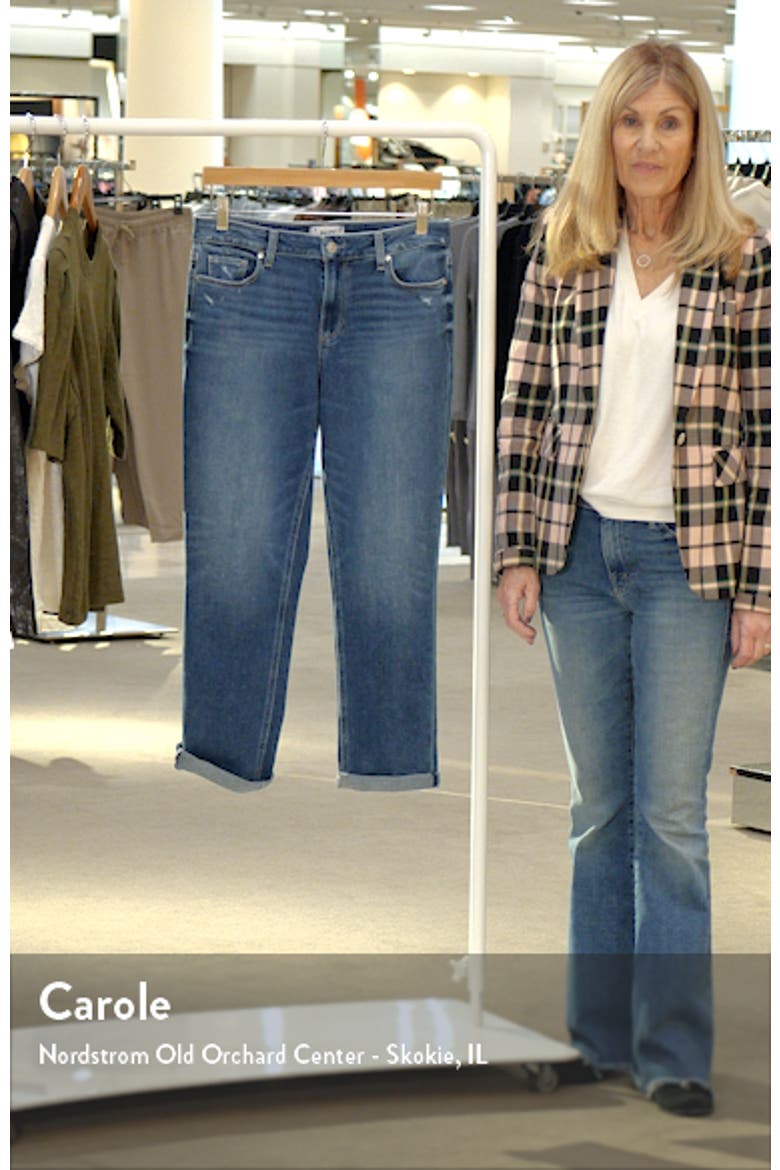Brigitte High Waist Slim Boyfriend Jeans video