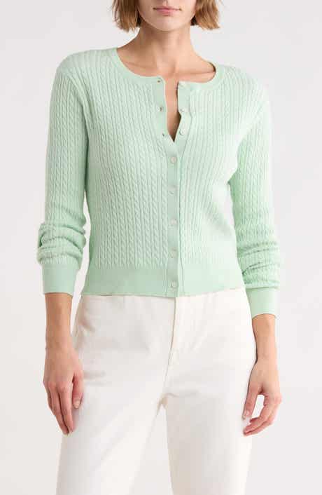 French Connection Cable Stitch Cardigan