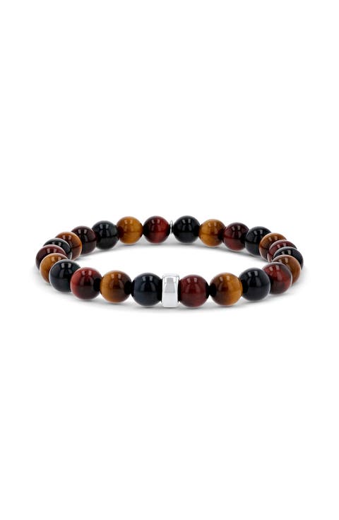 Mr Lowe Bead Bracelet with Plain Rondelle