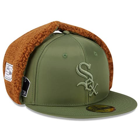 Men's New Era x Alpha Industries  Olive Chicago White Sox Dog Ear 59FIFTY Fitted Hat
