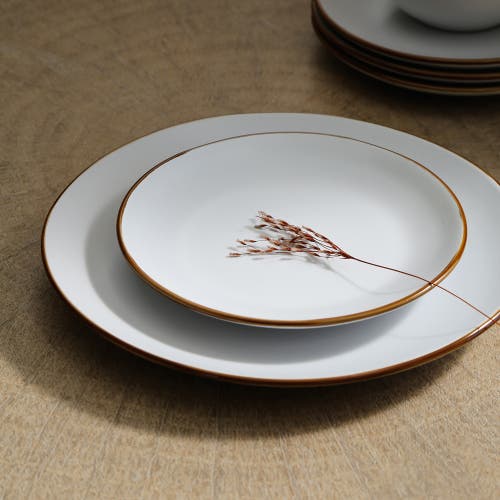 Stone Lain Brasa Stoneware 32-piece Dinnerware Set In White