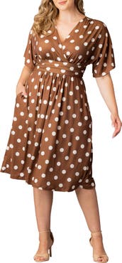 Kiyonna Gia Floral Midi Dress